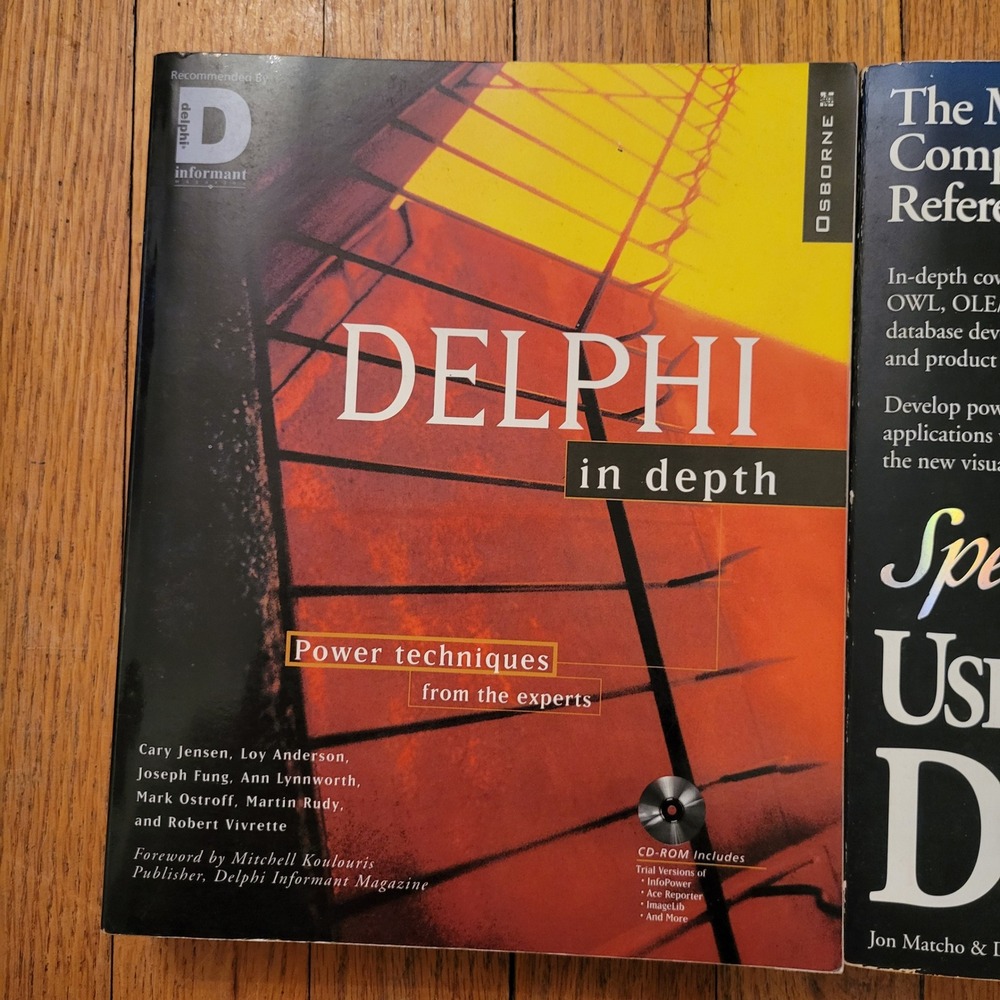 Special Edition Using Delphi Most Complete Reference Osborne In Depth 2 Book Set - Picture 9 of 9
